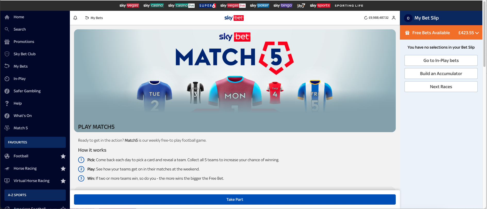 Match5 Free to Play Football Game cover image